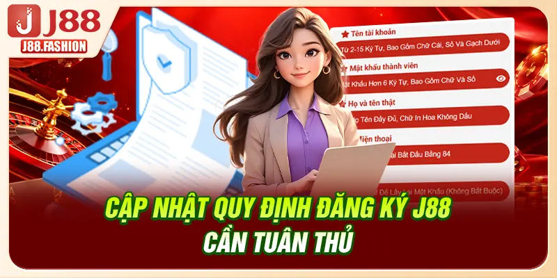 Cập nhật quy định đăng ký J88 cần tuân thủ