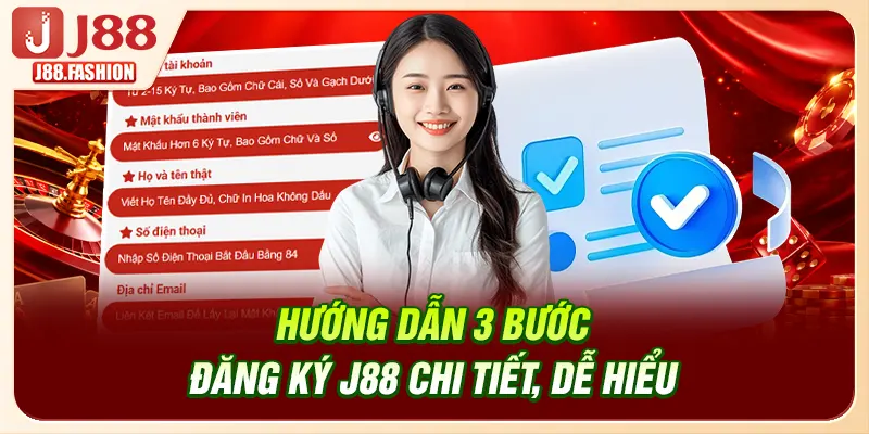 Hướng dẫn 3 bước đăng ký J88 chi tiết, dễ hiểu